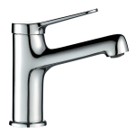 Praustuvo mai&scaron;ytuvas Kuchinox VILLA su klik-klak, BVK_022D, Chrome