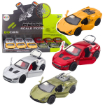 Metalinis sportinis automobilis su &scaron;viesos ir garso efektais (1 vnt.)