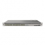 Mikrotik Wired Ethernet Router RB1100x4, 1U Rackmount, Quad core 1.4GHz CPU, 1 GB RAM, 128 MB, 13xGigabit LAN, 1xSerial console port RS232, PCB Temperature and Voltage Monitor, IP20, RouterOS L6 Wired Ethernet Router RB1100AHx4 No Wi-Fi 10/100/1000 M ...