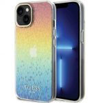Guess Iml Faceted Mirror Disco Iridescent dėklas Iphone 15/14/13