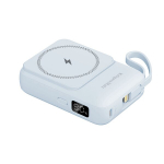 Power bank Kruger&matz 10000 Mah, belaidis, mėlynas