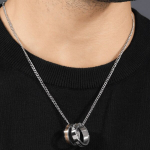 Vėrinys + pakabukas Police Duo Necklace For Men PEAGN0032702 PEAGN0032702