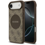 Telefono dėklas iPhone su MagSafe ruda Guess