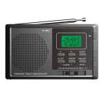 Skaitmeninis ne&scaron;iojamas radijas FM/AM/SW, LCD, mini transistorinis