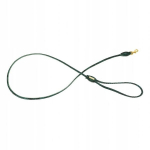 Barry King odinė apvali pavadėlis &scaron;uniui Serpente žalias 6mm/120cm