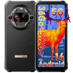 Telefonas Blackview BL9000 Pro 5G (12+24)GB+512GB 6.78" 120Hz 50MP Android 14 NFC Juoda