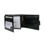 Vyri&scaron;ka piniginė Rovicky N992L-RVTP RFID N992LRVTPRFID400155903051093005, Juoda + raudona