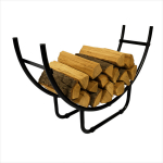 Malkų laikiklis Begryf, Log Cradle 93, 93&times;50&times;58 cm, juodas