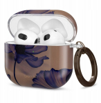 Dėklas AirPods 4 rudas ir violetinis Lamano