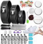 Pyragų Dekoravimo Rinkinys, 3 Springformos, Icing Tips &ndash; 168 vnt