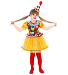 &bdquo;KLOUNAS&ldquo; (tiulio suknelė, mini skrybėlė)