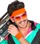 pair of "NEON ORANGE WRISTBANDS"
