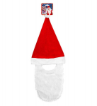 SANTA CLAUS HAT WITH BEARD plush