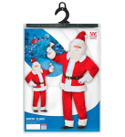 &bdquo;SUPER DELUXE SANTA CLAUS&ldquo; aksomas (striukė, kelnės ir kepurė su pliu&scaron;iniais apvadais, diržas su sagtimi)
