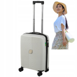 Mažas kabininis lagaminas Wowbag 7918 S 46L White