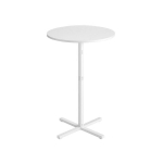 Bistro stalas, 60x60x104.5 cm, baltas