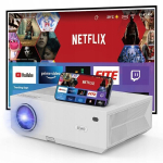 Projektorius LED projektorius su &bdquo;Android&ldquo;, &bdquo;Wi-Fi&ldquo;, &bdquo;Full HD&ldquo;, 4K palaikymas ir &bdquo;Bluetooth&ldquo;, LED projektorius su &bdquo;Android&ldquo;, &bdquo;Wi-Fi&ldquo;, &bdquo;Full HD&ldquo;, 4K palaikymas ir &bdquo;Bluetooth&ldquo;