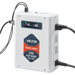 Įtampos keitiklis, žemyn transformuojantis 220V į 110V, 2000VA, sunkaus darbo, LCD ekranas