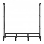 Malkų stovas, 122x32x118 cm, juodas, metalas, vandeniui atsparus uždangalas, lauko sandėliavimas