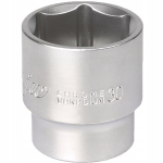 Lizdinis raktas 30 mm, 1/2", 6-kampis, trumpas, Cr-v