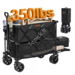 Sulankstomas sodo vežimėlis 400 L 1320 x 565 x 1065 mm 204 kg