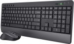 Keyboard and Mouse Kit Trust Trezo Wireless - Black CH