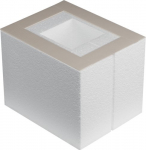Hager Tehalit.uk Ve09 Element &Scaron;alunkowy 200x253mm, Polistirolas