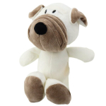 Pliu&scaron;inis žaislas su siurbtuku &Scaron;uniukas Mopsas, 22 x 16 cm