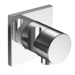 Dviejų krypčių du&scaron;o vandens perjungimo vožtuvas DN15 su sienine jungtimi ir rankinio du&scaron;o laikikliu