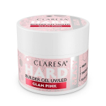 Builder Gel Claresa Hard&EASY Glam Pink savaime i&scaron;silyginantis, bekaitis, blizgantis