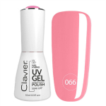 Gelinis nagų lakas Clavier Luxury 066 Fizzy Pink Love ilgai i&scaron;liekanti hibridinė formulė
