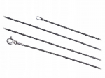 Sidabrinė "lisi Ogon" grandinėlė, 1,1mm, 32cm, oksiduota