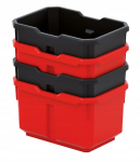 Rinkinys Titan Ktis16: 4 tvirtinimo dėžutės smulkioms detalėms