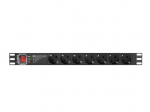 Lanberg Pdu Pro 19" 1u 16a 7xschuko 2m Juoda