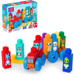 Mega Bloks statyk ir derink gyvūnų traktorių &ndash; 30 dalių konstruktorius mažyliams