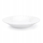 Bormioli Rocco Prima desertinis lėk&scaron;tė, 20cm, balta, stiklinė
