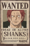 One Piece Plakatas Maxi 91.5x61 - "ie&scaron;komas" Shanks