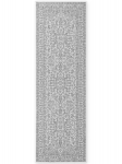 Hanse Home Duet dvipusis kilimas takas vidui ir laukui, Kona baltas/pilkas 80x250