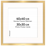 Auksinė nuotraukų rėmelė Framai&reg; 40x40 cm su passe-partout (30x30 cm)