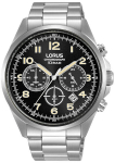 Vyri&scaron;kas Lorus Chronograph laikrodis sidabrinis