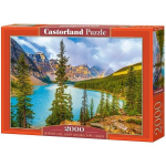 Dėlionė Castorland Moraine Lake, Banff nacionalinis parkas, Kanada, 2000 detalių, vaizdingas peizažas