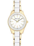 Damski laikrodis Anne Klein Gold-tone Ak-3212wtgb