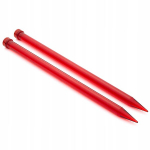 Knitpro tiesios akrilinės virbalai 35cm - 12,00mm