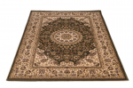 Klasikinis ornamentinis kilimas Seta Hali Venecija 250 x 350 cm kreminės žalios spalvos