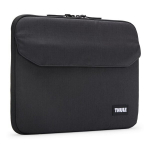 Ne&scaron;iojamojo kompiuterio dėklas Thule Lithos Sleeve 13 &ndash; pamink&scaron;tinta MacBook apsauga, priekinė ki&scaron;enė, juodas