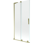 Vonios sienelė Mexen Velar L, 95 x 150 cm, Gold/Transparent