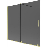 Vonios sienelė Mexen Velar, 170 x 150 cm, Brushed gold/Graphite