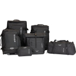 **WINGS ROOK 6in1 reisikohvrite komplekt &ndash; 3 pehmet kohvrit, rullitav seljakott, reisikott ja kosmeetikakott veekindlast 900D TPU materjalist**