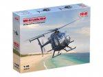 Klijuojamas Modelis ICM 48369 US Special Forces Helicopter MH-6J Little Bird 1/48