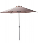 Sodo skėtis 230 cm, smėlio spalvos